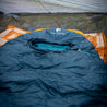 Alpin Loacker Three seasons sleeping bag small pack size with Isomatte