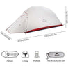 Nature Hike Cloud up1 light 1 man tent Product description and dimensions and weight