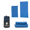 Blue Lightweight Microfiber Towel for Outdoor - Alpin Loacker