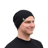 Black Merino sports cap for outdoor and mountain sports by Alpin Loacker
