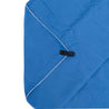 Lightweight microfiber travel towel in blue - Alpin Loacker