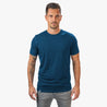 Alpin Loacker sininen Merino T-paita Miehet, Ulkoilu funktionaalinen paita Merino villa CORESPUN-teknologialla, Merino vaatteet Miehet osta verkosta