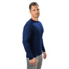 Alpin Loacker blue Merino functional shirt long-sleeved men, the Merino long-sleeved shirt made of 100% merino wool, thermal functional clothing from Alpin Loacker